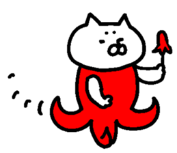The cat which I drew 13 sticker #10465224