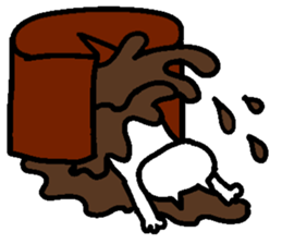 The cat which I drew 13 sticker #10465228