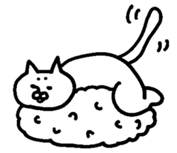The cat which I drew 13 sticker #10465235