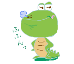 Crocodile girls sticker #10465304
