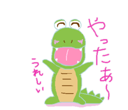 Crocodile girls sticker #10465306