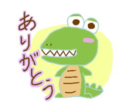 Crocodile girls sticker #10465307