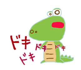 Crocodile girls sticker #10465313