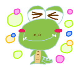 Crocodile girls sticker #10465318