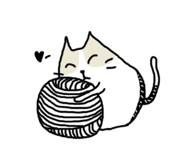 cool cool cat sticker #10465416