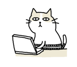 cool cool cat sticker #10465438