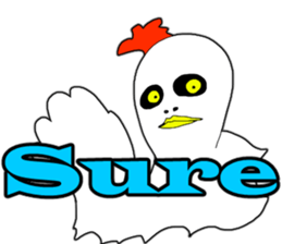 You can Fly !! DOYA Bird . sticker #10465491