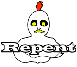 You can Fly !! DOYA Bird . sticker #10465511