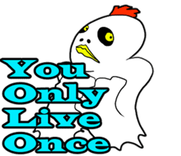 You can Fly !! DOYA Bird . sticker #10465516