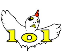 You can Fly !! DOYA Bird . sticker #10465519