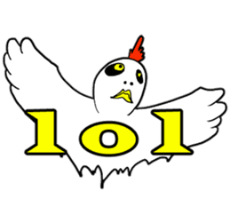 You can Fly !! DOYA Bird . sticker #10465519