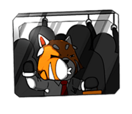 Lesser panda (Office) sticker #10465606
