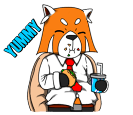Lesser panda (Office) sticker #10465607
