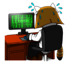 Lesser panda (Office) sticker #10465612