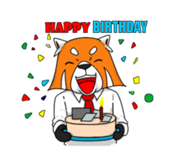 Lesser panda (Office) sticker #10465614