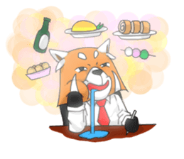 Lesser panda (Office) sticker #10465618