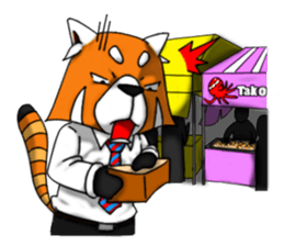 Lesser panda (Office) sticker #10465626