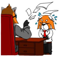 Lesser panda (Office) sticker #10465636