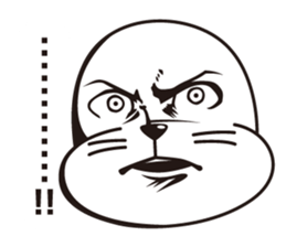 Balloon and handsome seal sticker #10465987