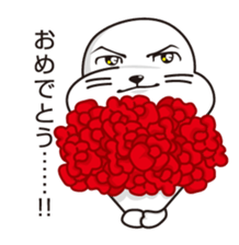 Balloon and handsome seal sticker #10465999