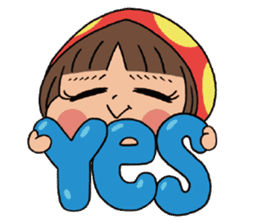 Mari, Wonder Girl by Pex sticker #10466924