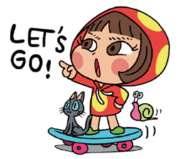 Mari, Wonder Girl by Pex sticker #10466934