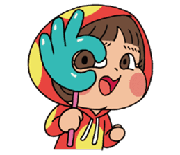 Mari, Wonder Girl by Pex sticker #10466935