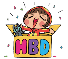 Mari, Wonder Girl by Pex sticker #10466942