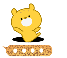 Sticker balloon leopard sticker #10467070