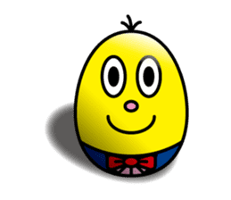 Expressive egg,Charlie!! sticker #10468144