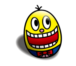 Expressive egg,Charlie!! sticker #10468150