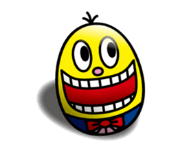 Expressive egg,Charlie!! sticker #10468150
