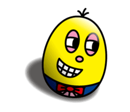 Expressive egg,Charlie!! sticker #10468153