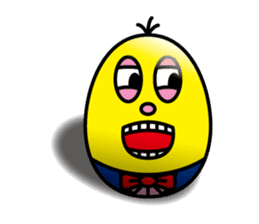 Expressive egg,Charlie!! sticker #10468155