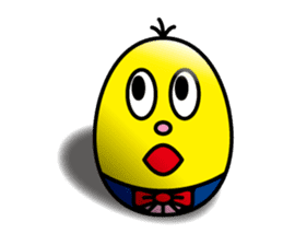 Expressive egg,Charlie!! sticker #10468156
