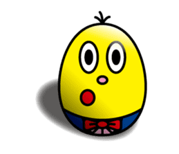 Expressive egg,Charlie!! sticker #10468157
