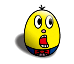 Expressive egg,Charlie!! sticker #10468159