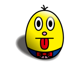 Expressive egg,Charlie!! sticker #10468161