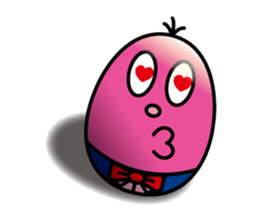Expressive egg,Charlie!! sticker #10468165