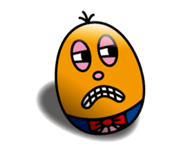 Expressive egg,Charlie!! sticker #10468166