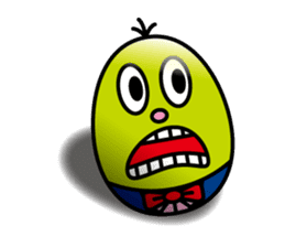 Expressive egg,Charlie!! sticker #10468170