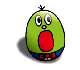 Expressive egg,Charlie!! sticker #10468171