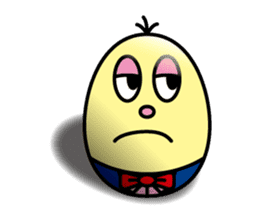 Expressive egg,Charlie!! sticker #10468179