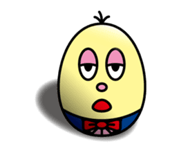 Expressive egg,Charlie!! sticker #10468180
