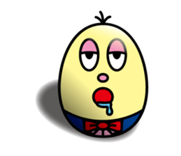 Expressive egg,Charlie!! sticker #10468181