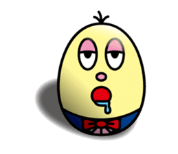Expressive egg,Charlie!! sticker #10468181
