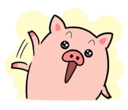 BUTAROU is a pig sticker #10468187