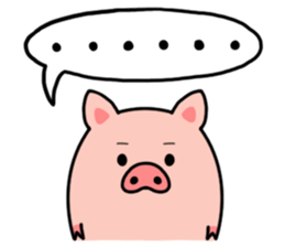 BUTAROU is a pig sticker #10468190