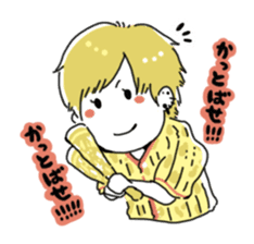 Girl also likes baseball 2 sticker #10468396