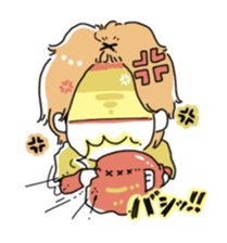 Girl also likes baseball 2 sticker #10468399